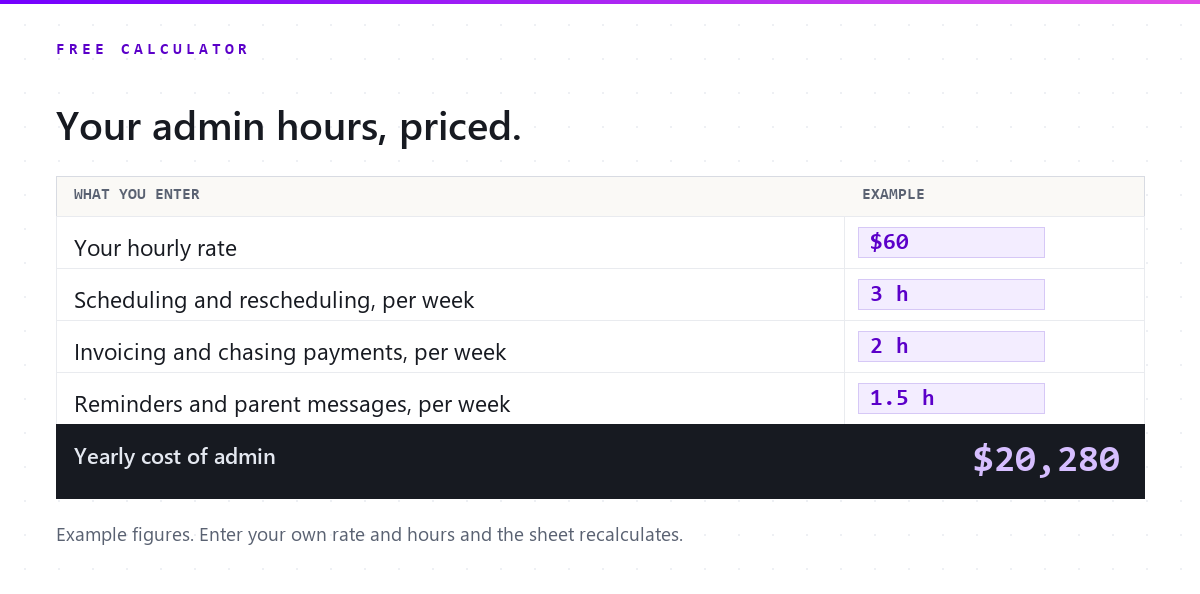 Claim your free calculator