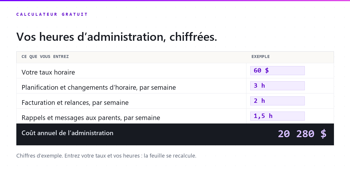 Obtenez votre calculateur gratuit