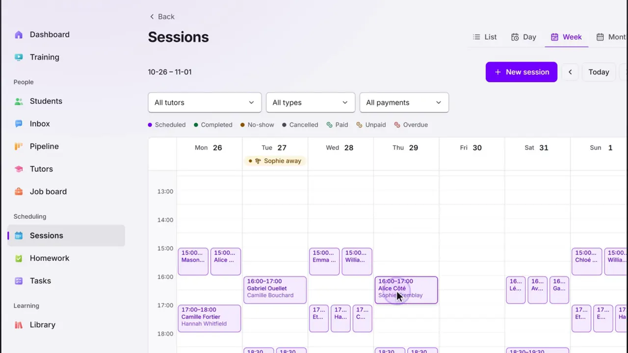Pillar OS on a laptop: the week of sessions
